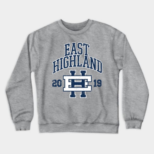 East Highland Crewneck Sweatshirt by MindsparkCreative